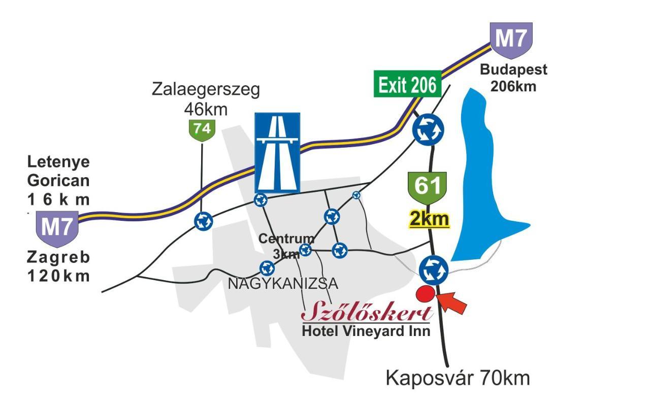 Hotel Vineyard Inn - Szoloskert Nagykanizsa Luaran gambar